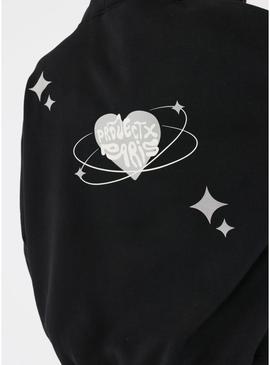 Moletom Project x Paris Heart preto para homem
