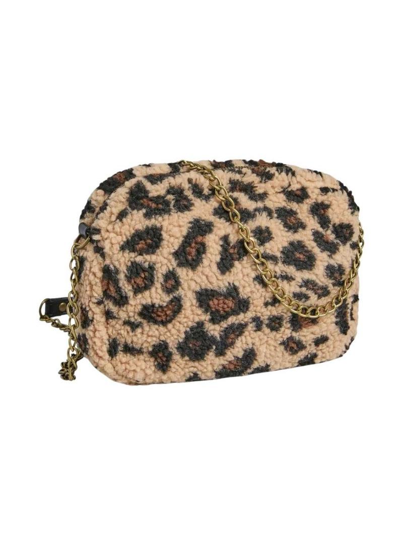 Bolsa Pieces Aina leopardo para mulher
