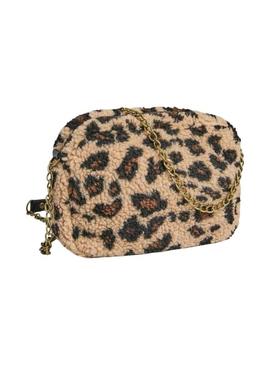 Bolsa Pieces Aina leopardo para mulher