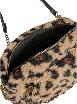Bolsa Pieces Aina leopardo para mulher