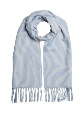 Cachecol Pieces Celin azul para mulher