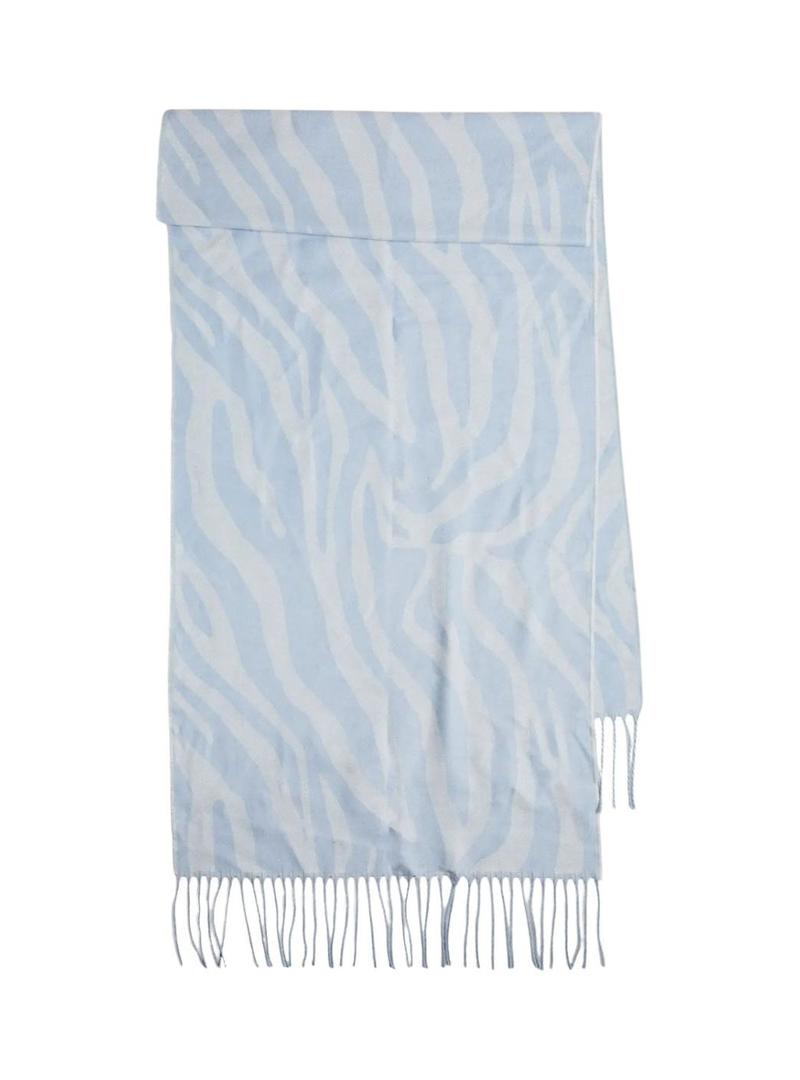 Cachecol Pieces Celin azul para mulher