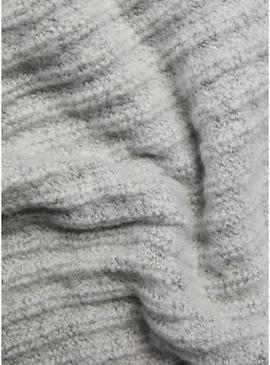 Cachecol Pieces Pyron cinza para mulher.