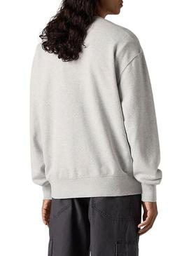 Moletom Levi's Premium grafite cinza para homem.