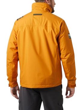 Casaco Helly Hansen Crew Midlayer laranja para homem.