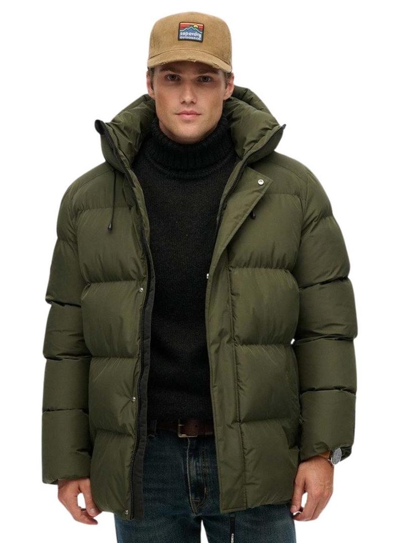 Boné Superdry Graphic Cord Trucker de veludo caramelo.