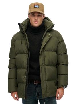 Boné Superdry Graphic Cord Trucker de veludo caramelo.