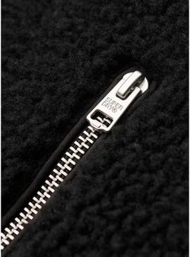 Polar Superdry Vintage Retro Full Zip preto para homem.
