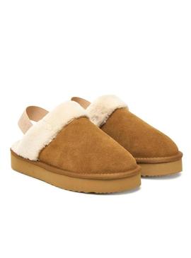 Tamancos Pepe Jeans Dissy camel para mulher