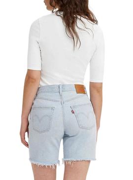 Camiseta Levis Luca branca para mulher.