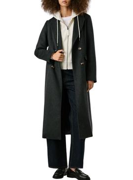 Casaco Pepe Jeans Taylor cinza para mulher