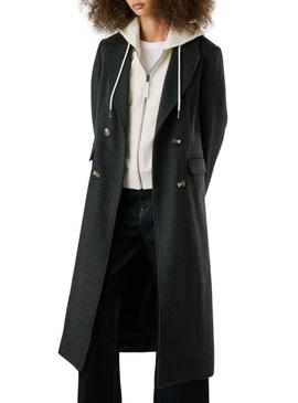 Casaco Pepe Jeans Taylor cinza para mulher