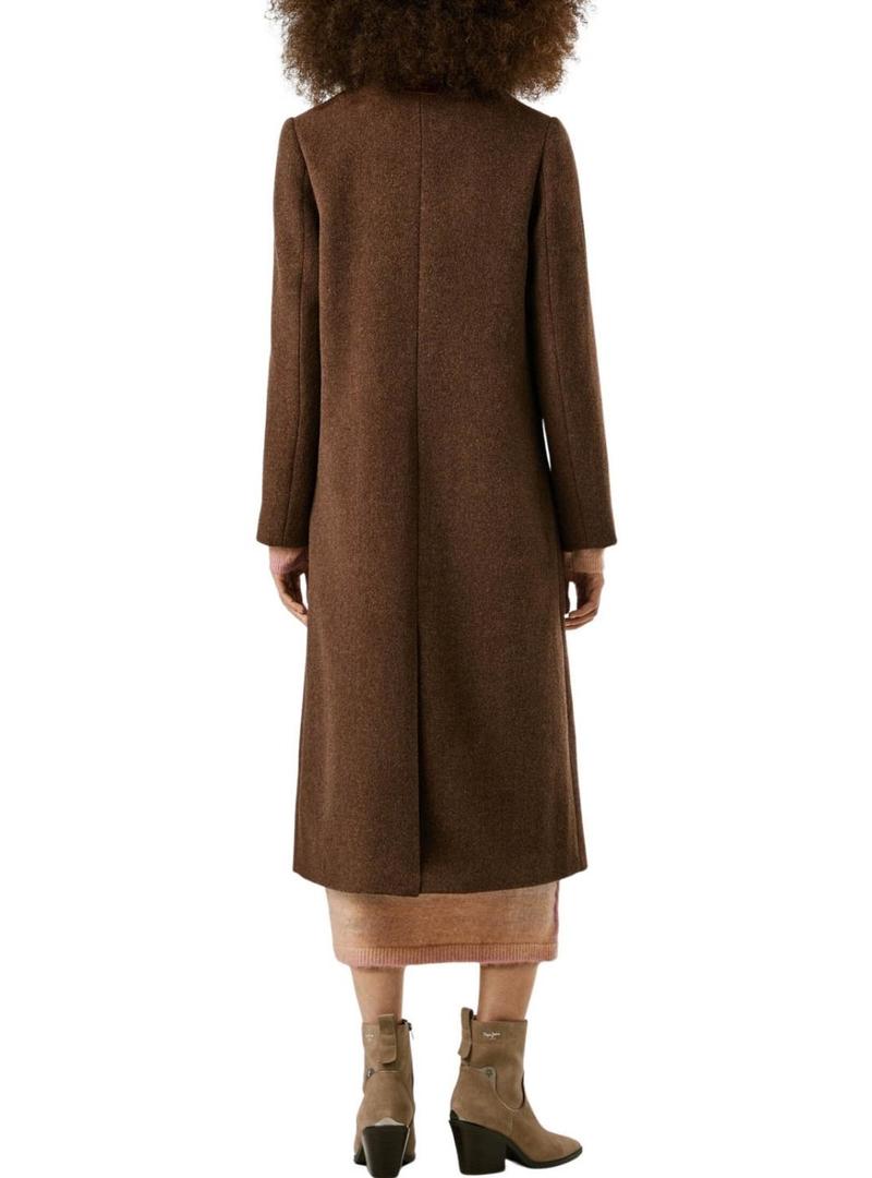 Casaco Pepe Jeans Taylor marrom para mulher