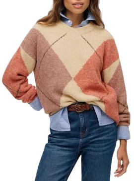 Camisola Superdry Argyle Multicolor para mulher.