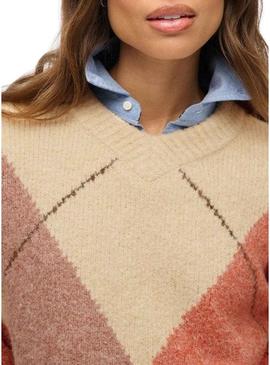 Camisola Superdry Argyle Multicolor para mulher.