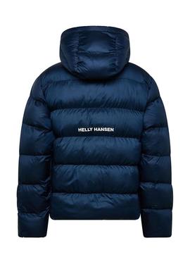 Casaco acolchoado Helly Hansen azul marinho para homem.