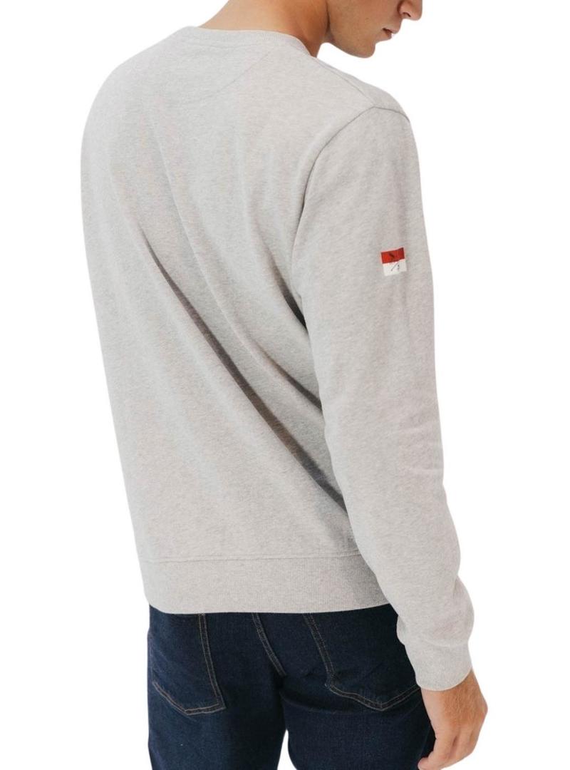 Moletom El Pulpo cinza mesclado para homem