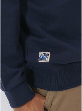 Moletom El Pulpo Esquimal azul para homem