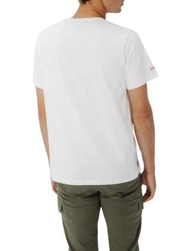 Camiseta El Pulpo Esquimal branca para homem