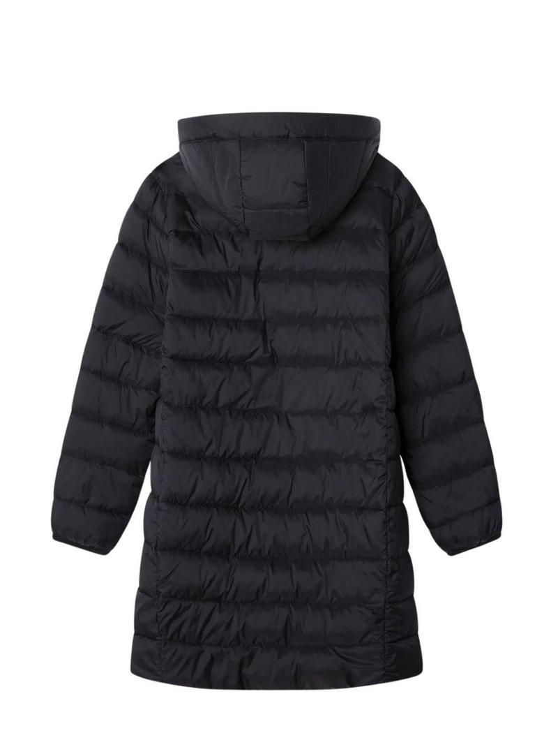 Casaco Pepe Jeans acolchoado Dahlia preto para menina