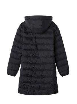 Casaco Pepe Jeans acolchoado Dahlia preto para menina