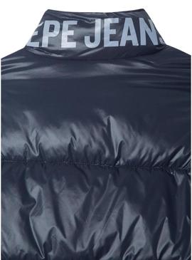 Colete acolchoado Pepe Jeans Essie azul para menina.