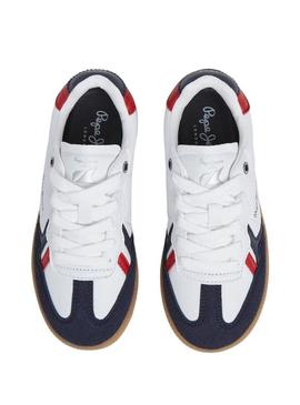 Sapatilhas Pepe Jeans Ball One branco para menino