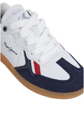 Sapatilhas Pepe Jeans Ball One branco para menino