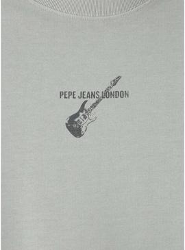 Moletom Pepe Jeans Gyo cinza para menino.