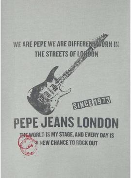 Moletom Pepe Jeans Gyo cinza para menino.