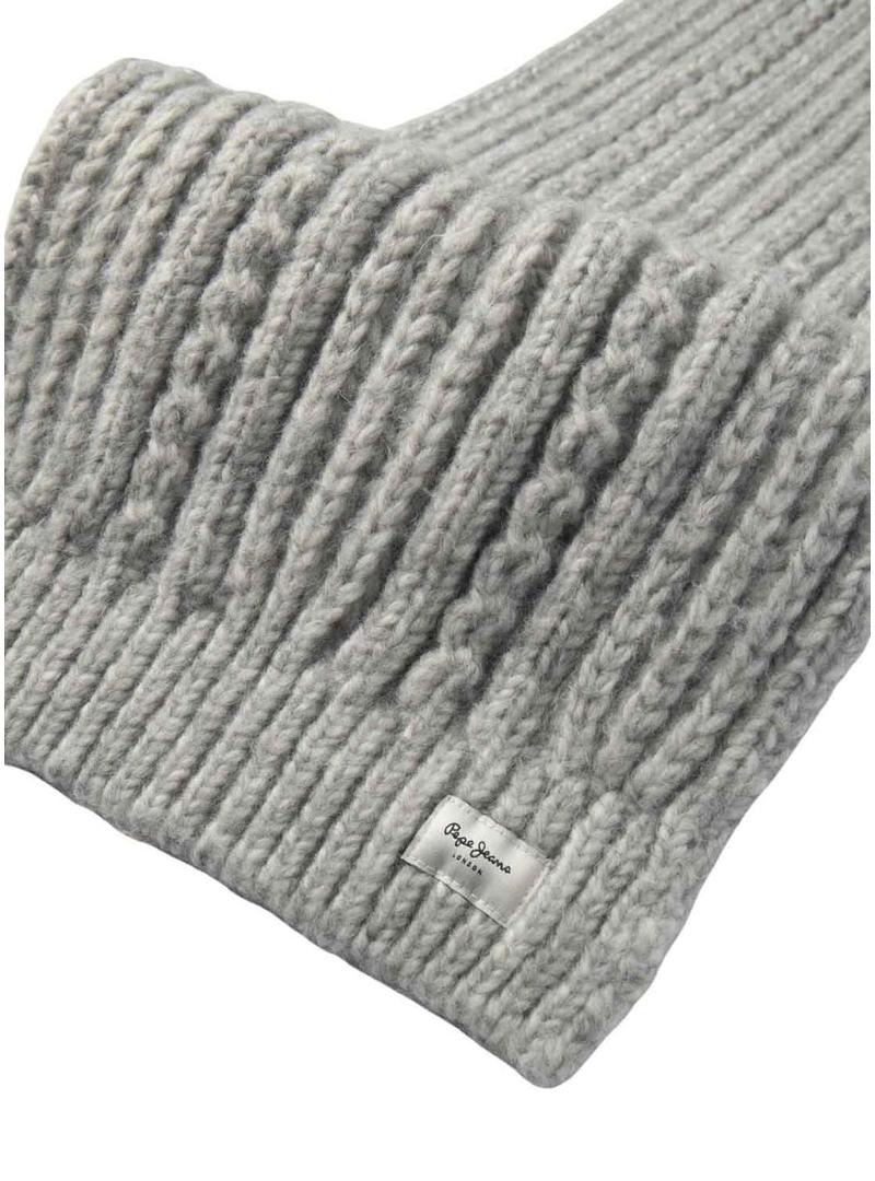 Cachecol Pepe Jeans Skyler cinza para menina