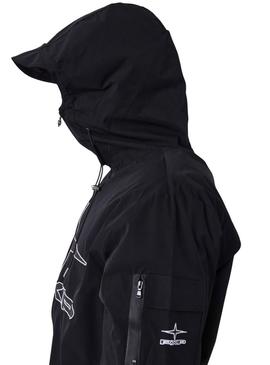 Jaqueta Project x Paris impermeável preta para homem.