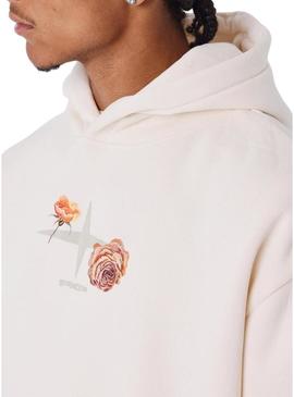 Moletom Project x Paris Roses bege para homem