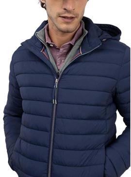Caçador El Ganso acolchoado azul marinho para homem.