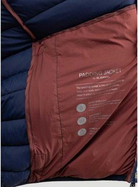 Caçador El Ganso acolchoado azul marinho para homem.