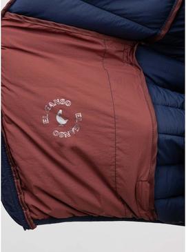 Caçador El Ganso acolchoado azul marinho para homem.