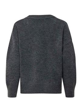 Camisola Only Mari cinza escuro para mulher.