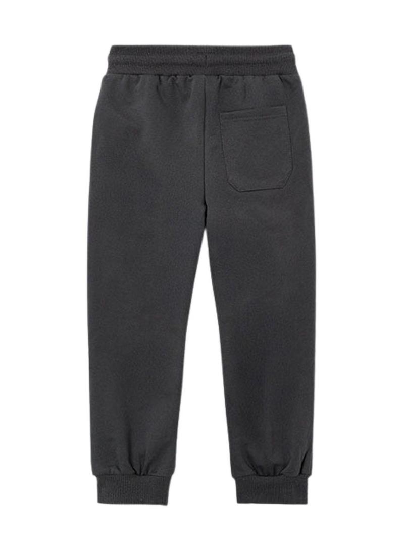 Conjunto de três peças Mayoral amarelo, cinza e preto para menino.