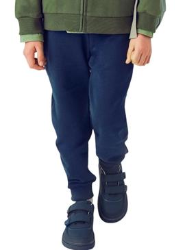 Moletom Mayoral de três peças verde e azul marinho para menino.