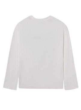 Camiseta Mayoral Endless Possibilities branca para menino