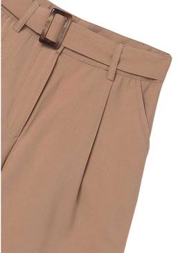 Bermudas Mayoral camelo para menina