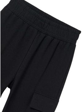 Calça cargo preta Mayoral para menina