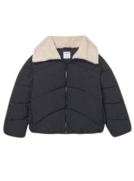 Jaqueta acolchoada Mayoral preta para menina