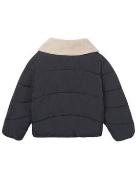 Jaqueta acolchoada Mayoral preta para menina