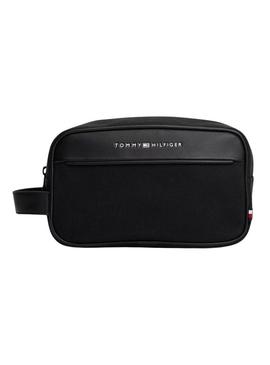 Necessaire Tommy Hilfiger Foundation preta para homem.
