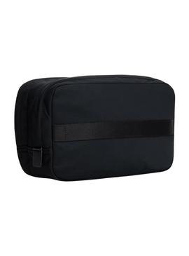 Necessaire Tommy Hilfiger em nylon preto para homem.