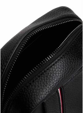 Bolsa Tommy Hilfiger Central preta para homem