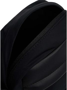 Bolsa Tommy Hilfiger Mini Reporter preta para homem.