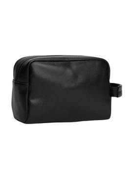 Necessaire Tommy Jeans Linear logo preto para homem