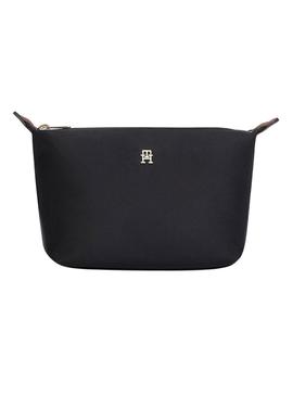 Necessaire Tommy Hilfiger Icon preto para mulher.